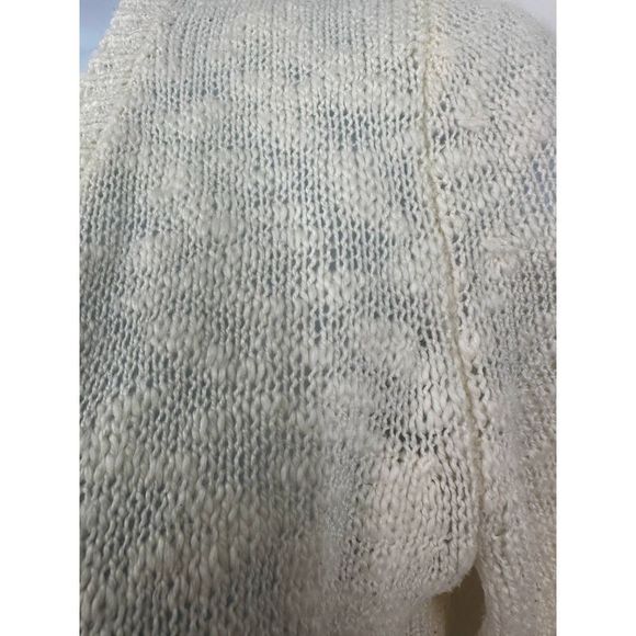 NWOT One Hart Cream Knit Open Front Cardigan XS - Picture 5 of 8